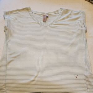 Indyeva - Vneck Stripped Top - S